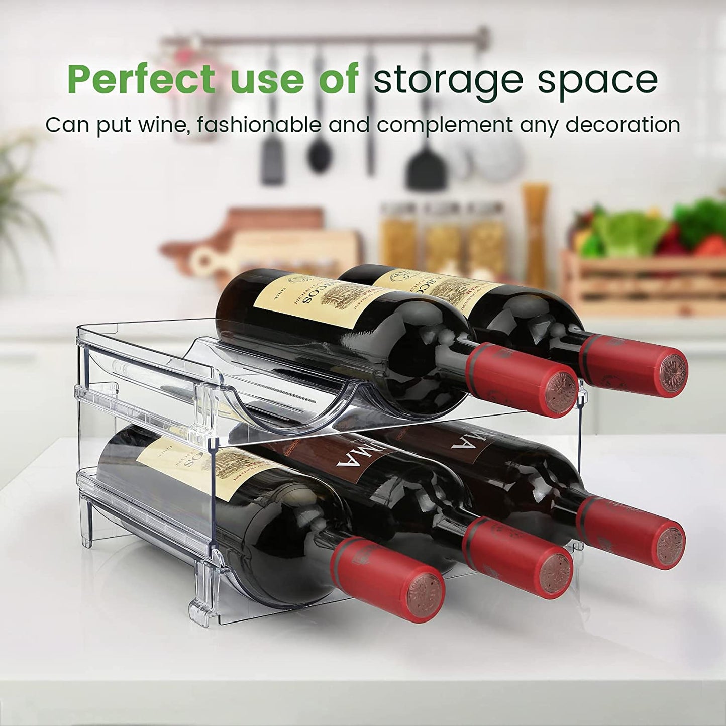 Water Bottle Storage Organizer