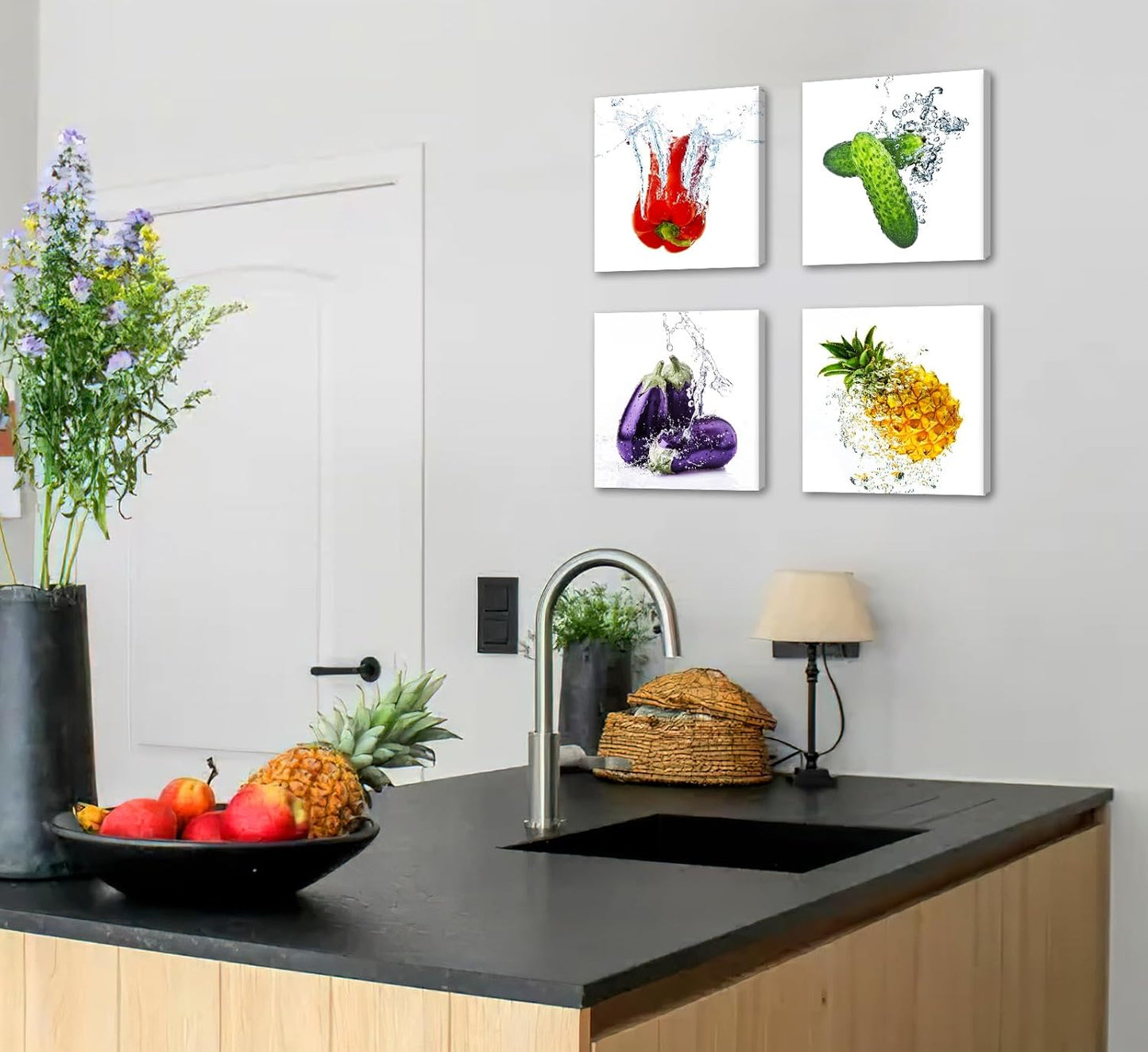 Colorful Fresh Vegetables Canvas Wall Art Prints