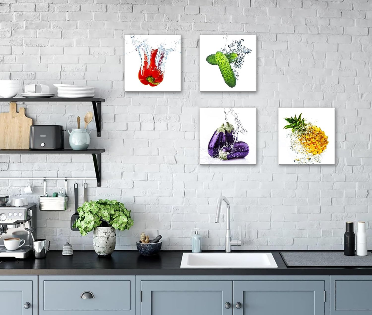 Colorful Fresh Vegetables Canvas Wall Art Prints
