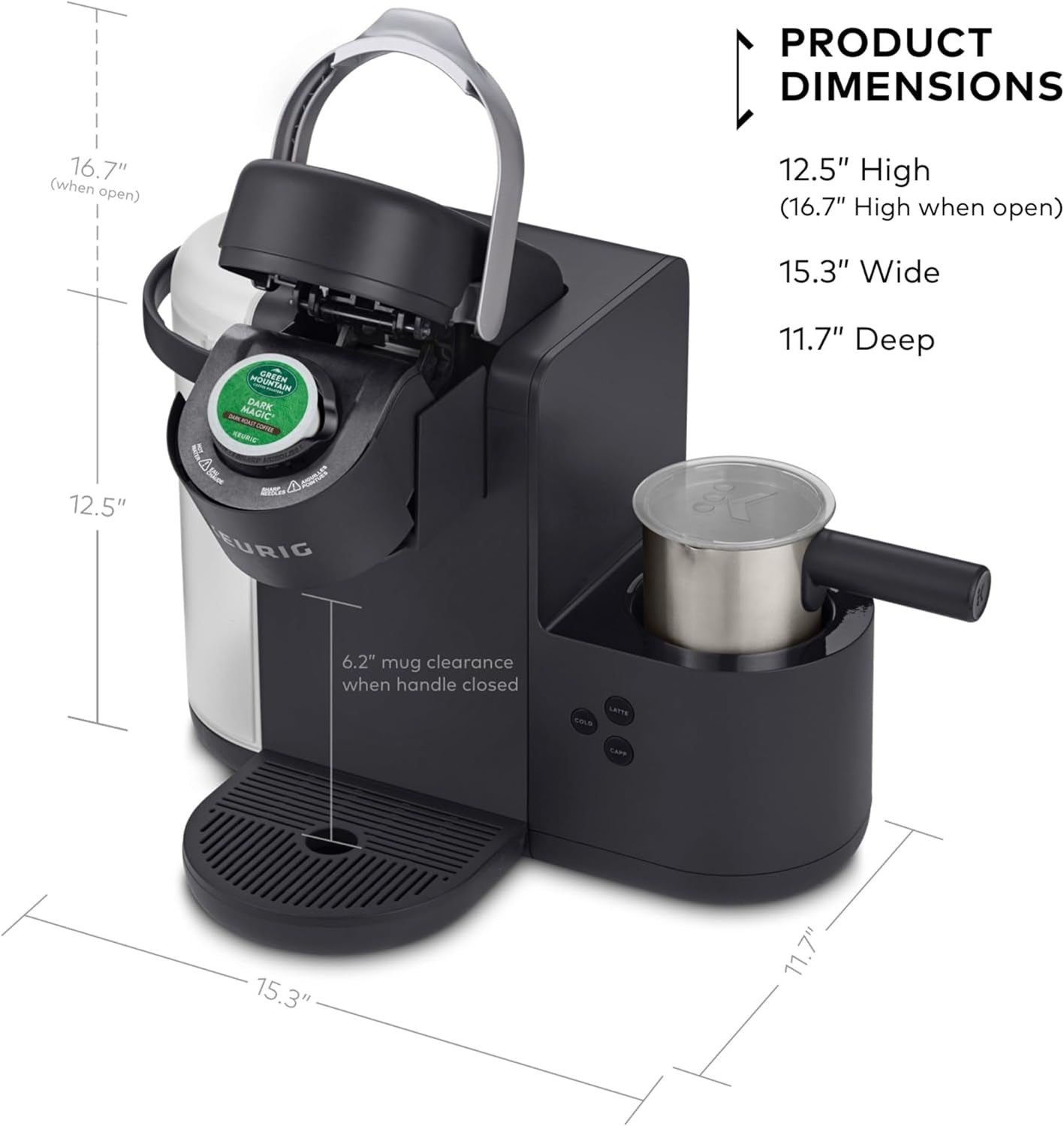 K-Cafe Single-Serve K-Cup Coffee Maker, Compatible with All K-Cup Pods