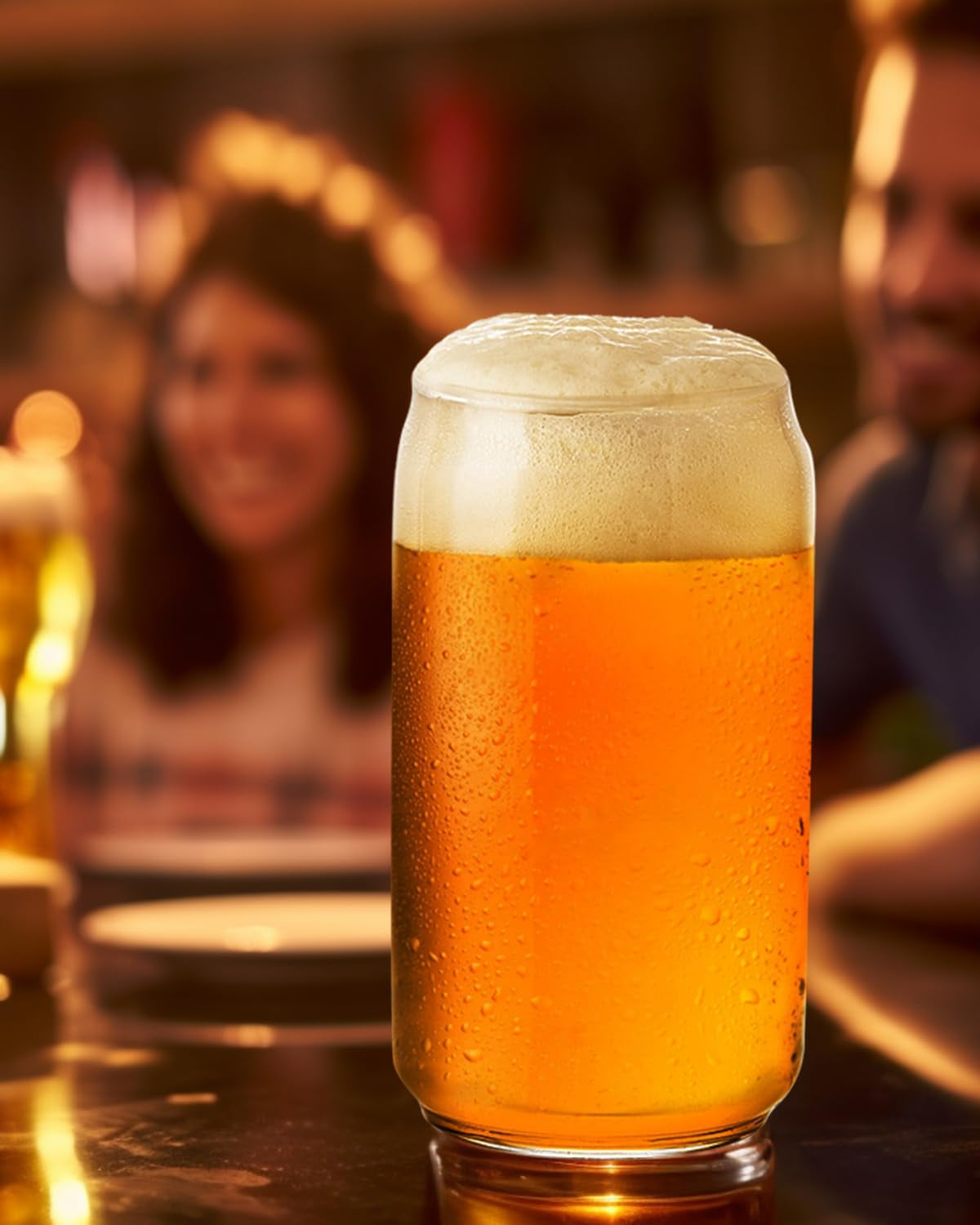 20 Oz Beer Can Shaped Glasses, Set of 4