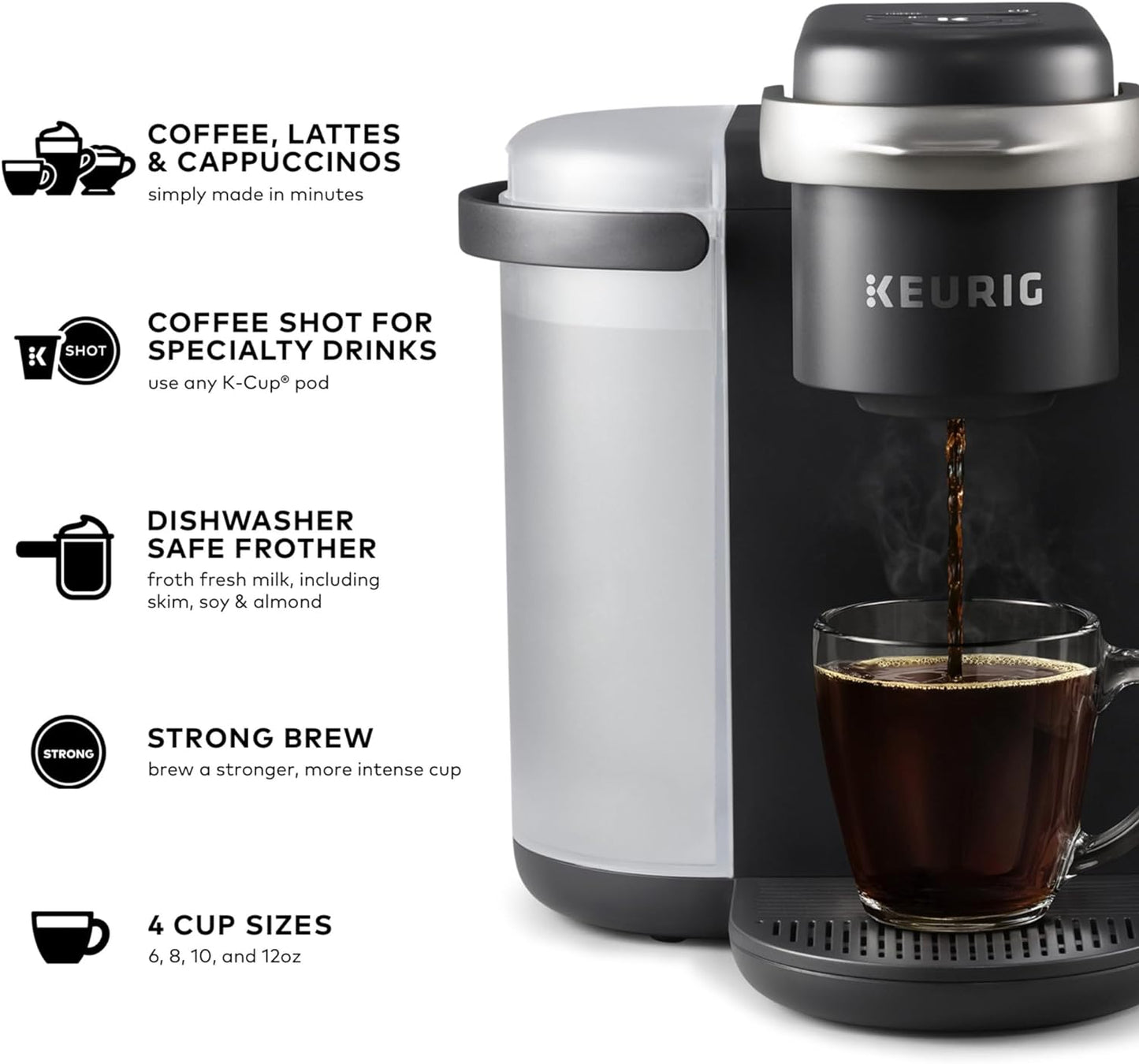 K-Cafe Single-Serve K-Cup Coffee Maker, Compatible with All K-Cup Pods