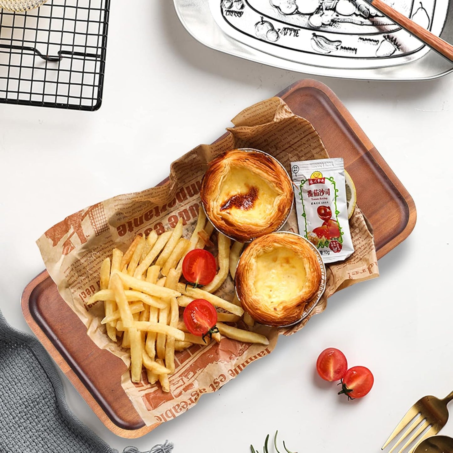 Rectangle Acacia Wood Wooden Platter