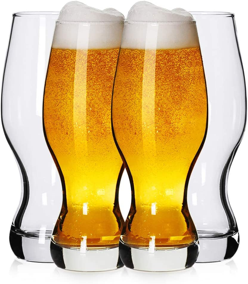 IPA Beer Glasses,16 Oz Pilsner Beer Glasses