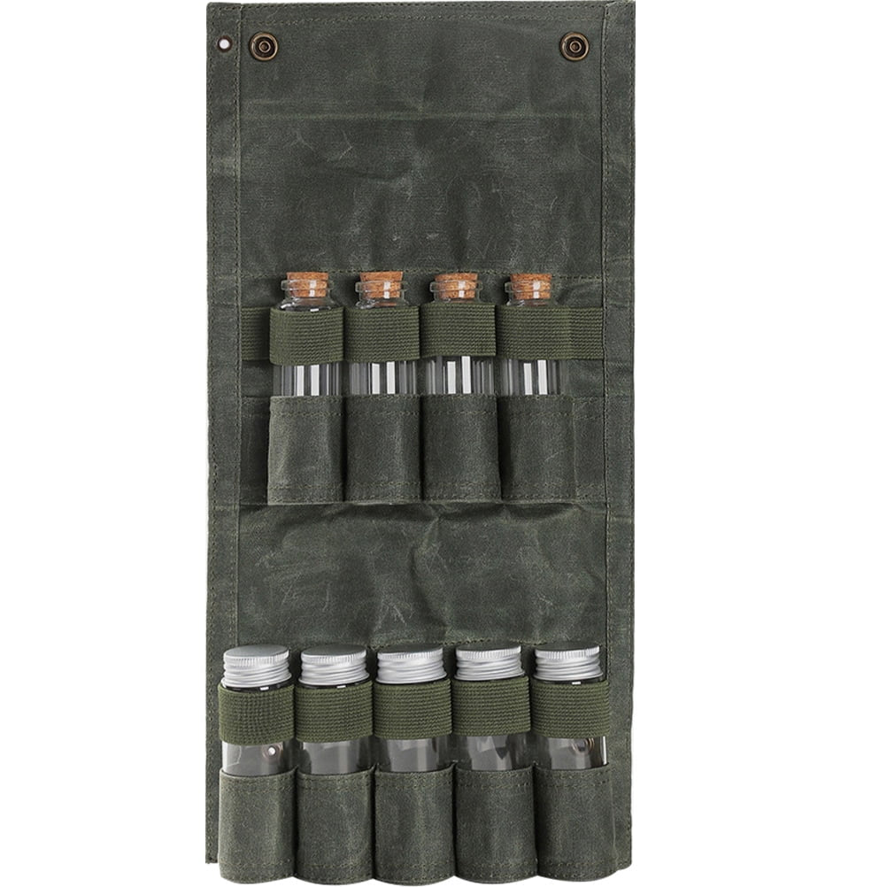 1 Set of Camping Travel Spice Holder Hiking Spices Set Portable Seasoning Kit