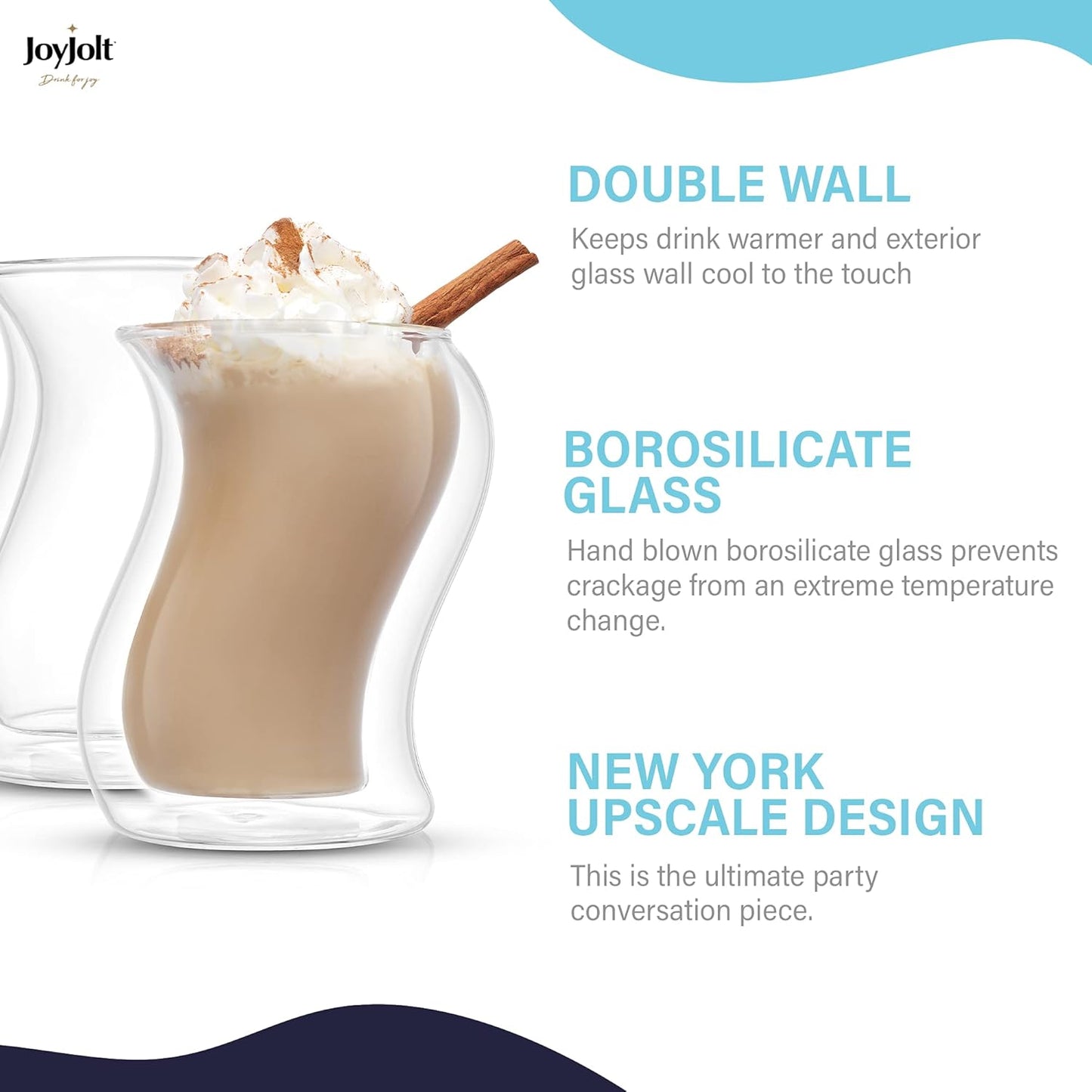 Pivot Double Insulated Tumblers, 13.5 Oz, Set of 2