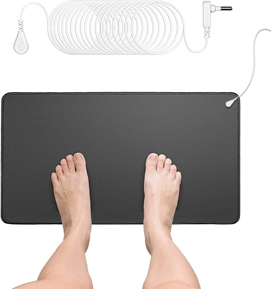 Grounding Mat with 15Ft Grounding Cord,(23.6X13 Inch)