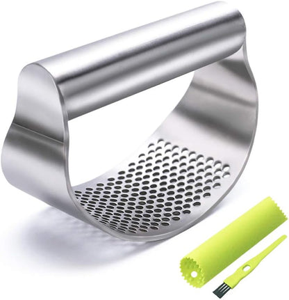  Stainless Steel Garlic Press Mincer