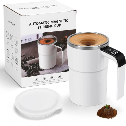 Self Stirring Mug with LED Display, 12Oz