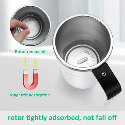 Self Stirring Mug with LED Display, 12Oz